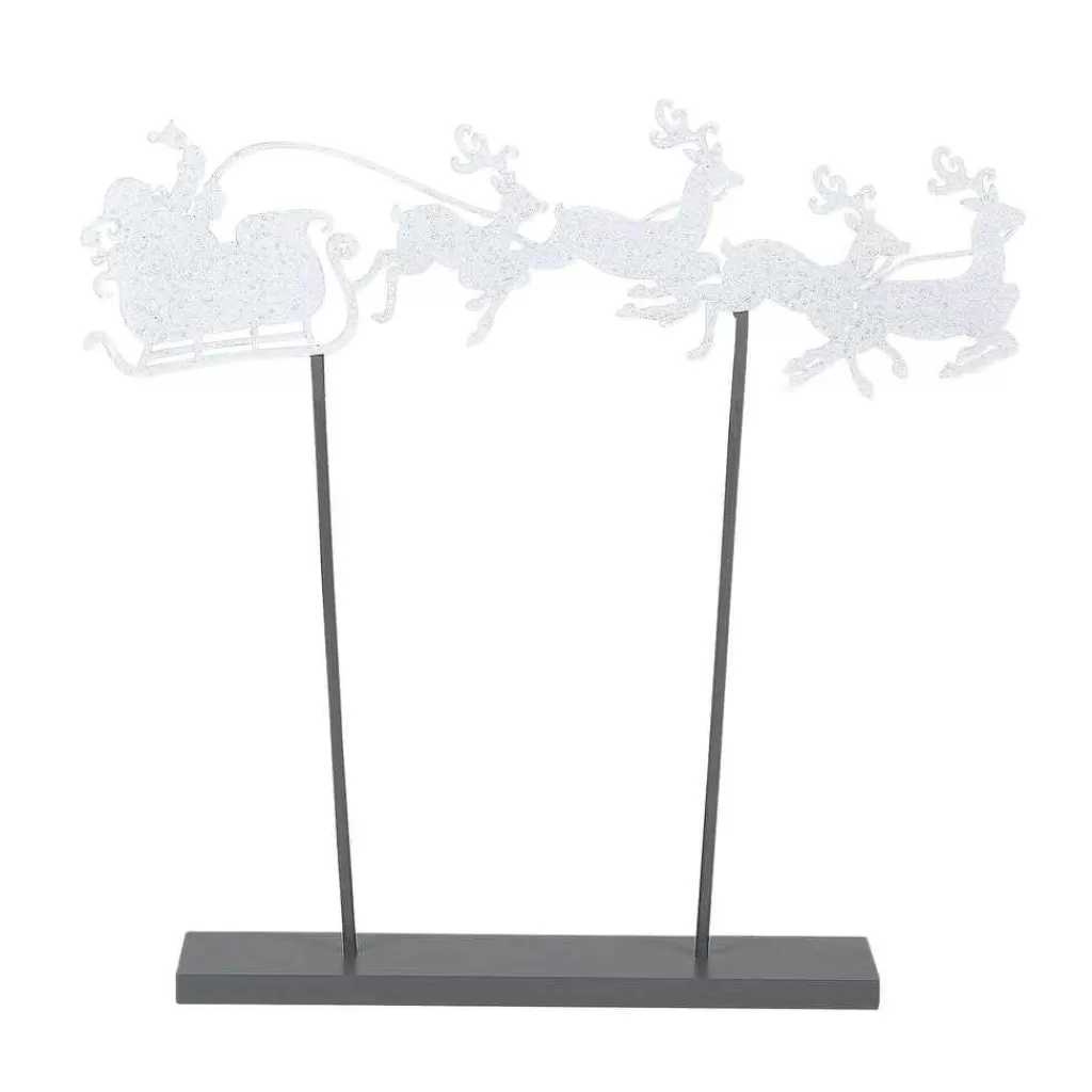 Department 56 Village Accessories-Santa'S Sleigh Silhouette