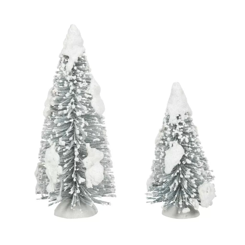 Department 56 Village Accessories-Snow Laden Tree St/2