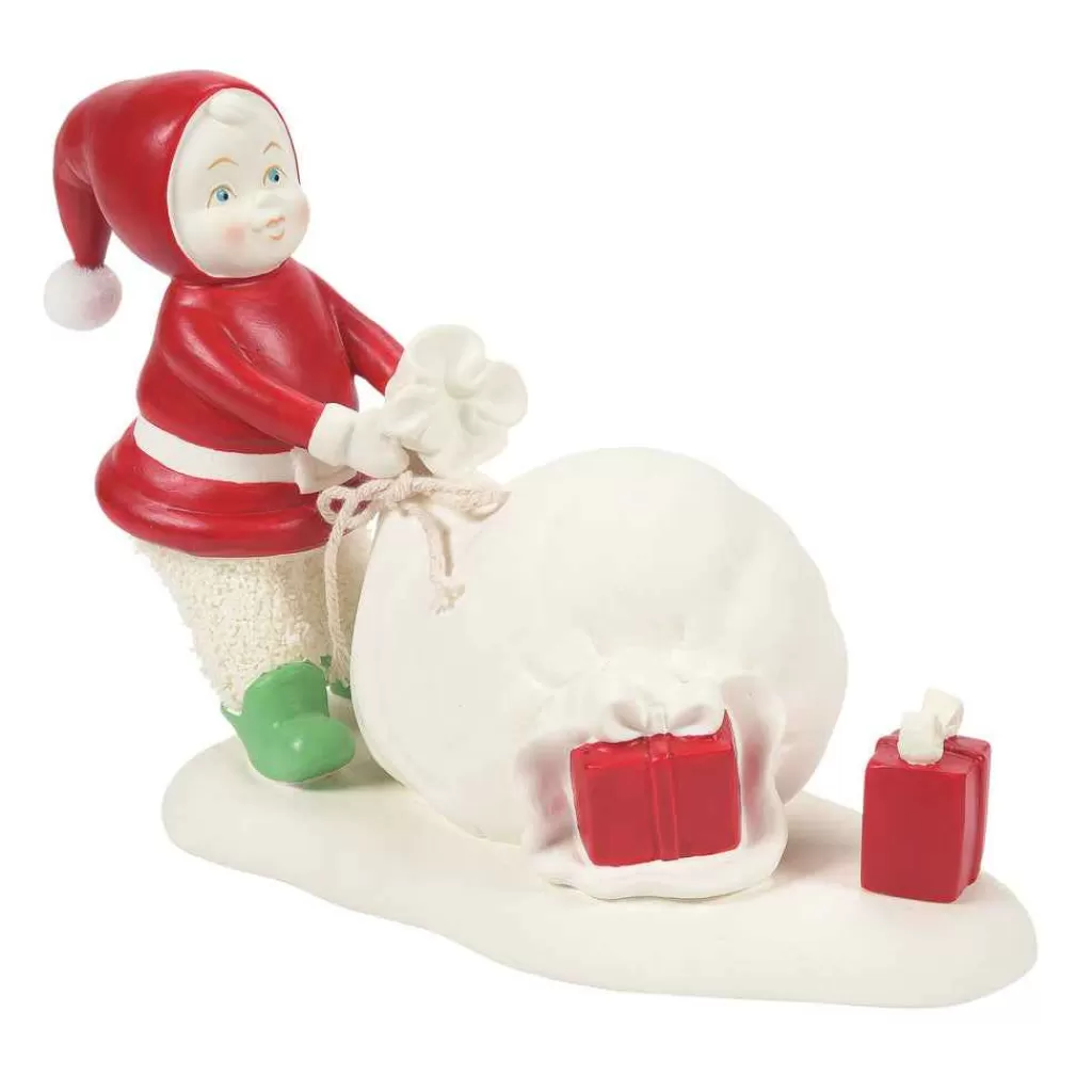 Department 56 Snowbabies Classic Collection-Spilling Santa'S Presents