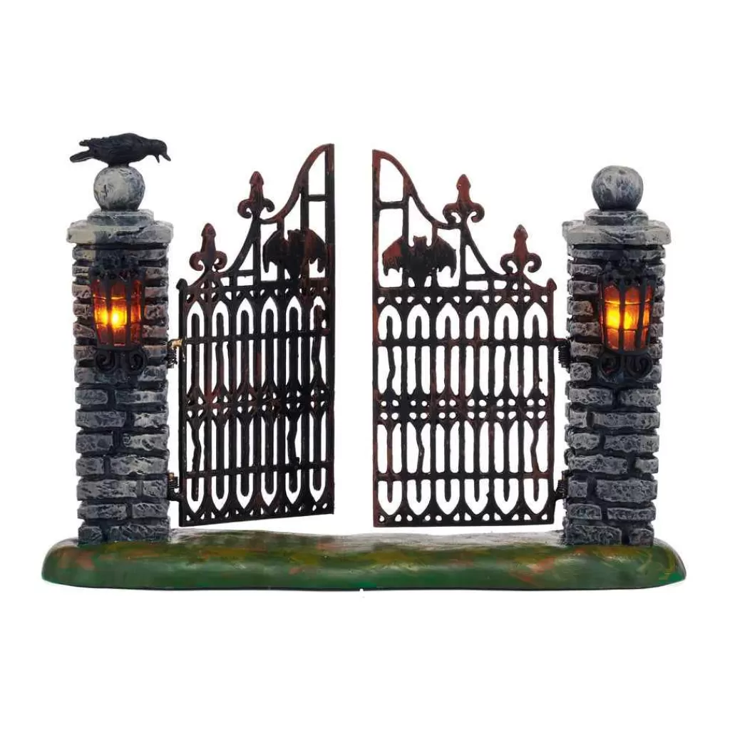 Department 56 Addams Family-Spooky Wrought Iron Gate