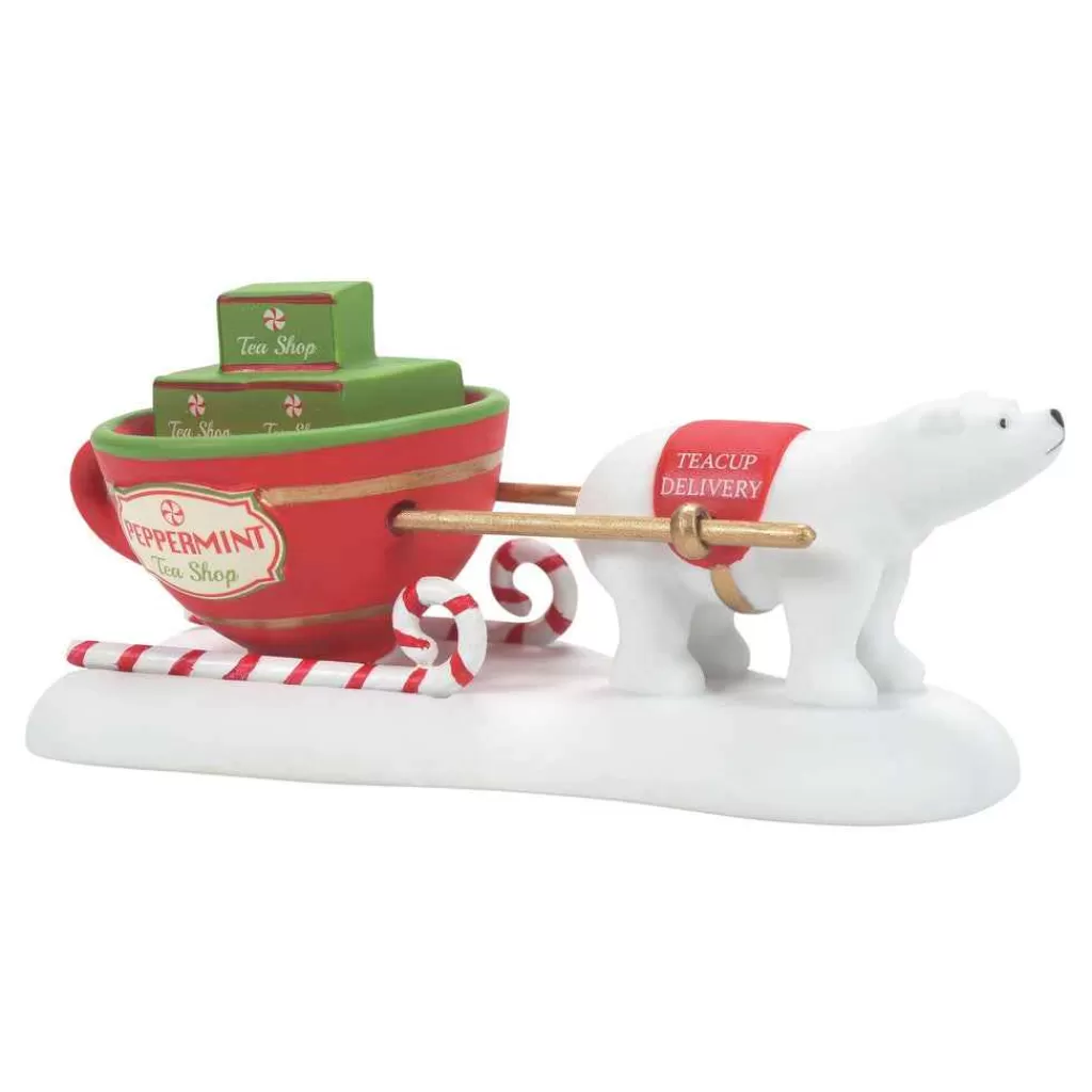 Department 56 North Pole Series-Teacup Delivery Service