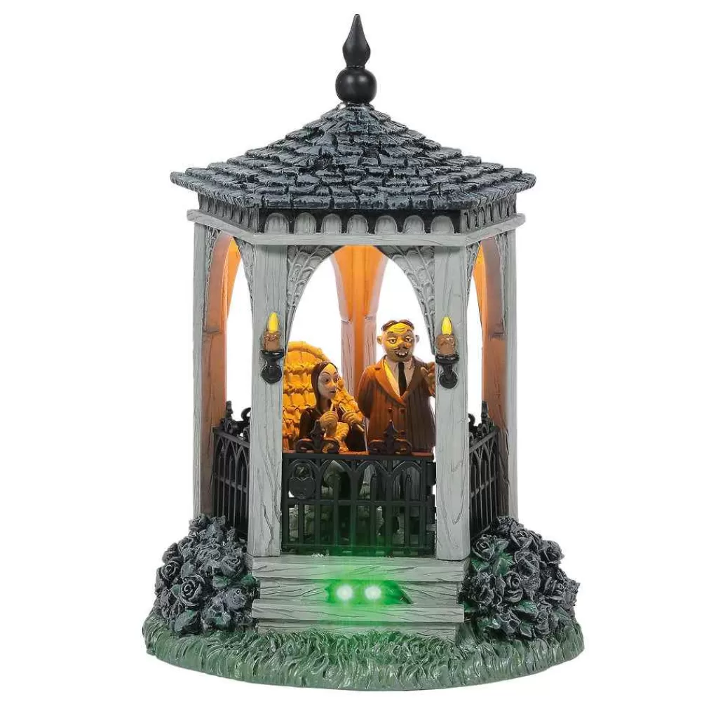 Department 56 Addams Family-The Gazebo At Moonlight