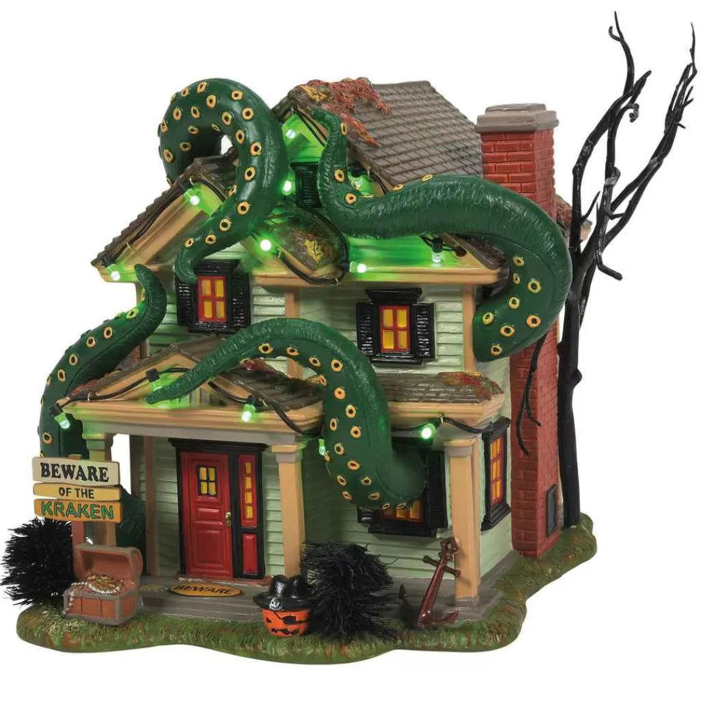 Department 56 Snow Village Halloween-The Kraken House