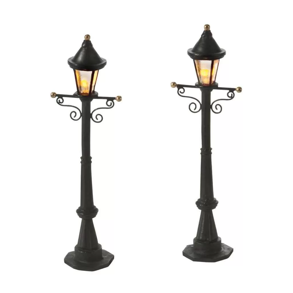 Department 56 Village Accessories-Uptown Street Lights