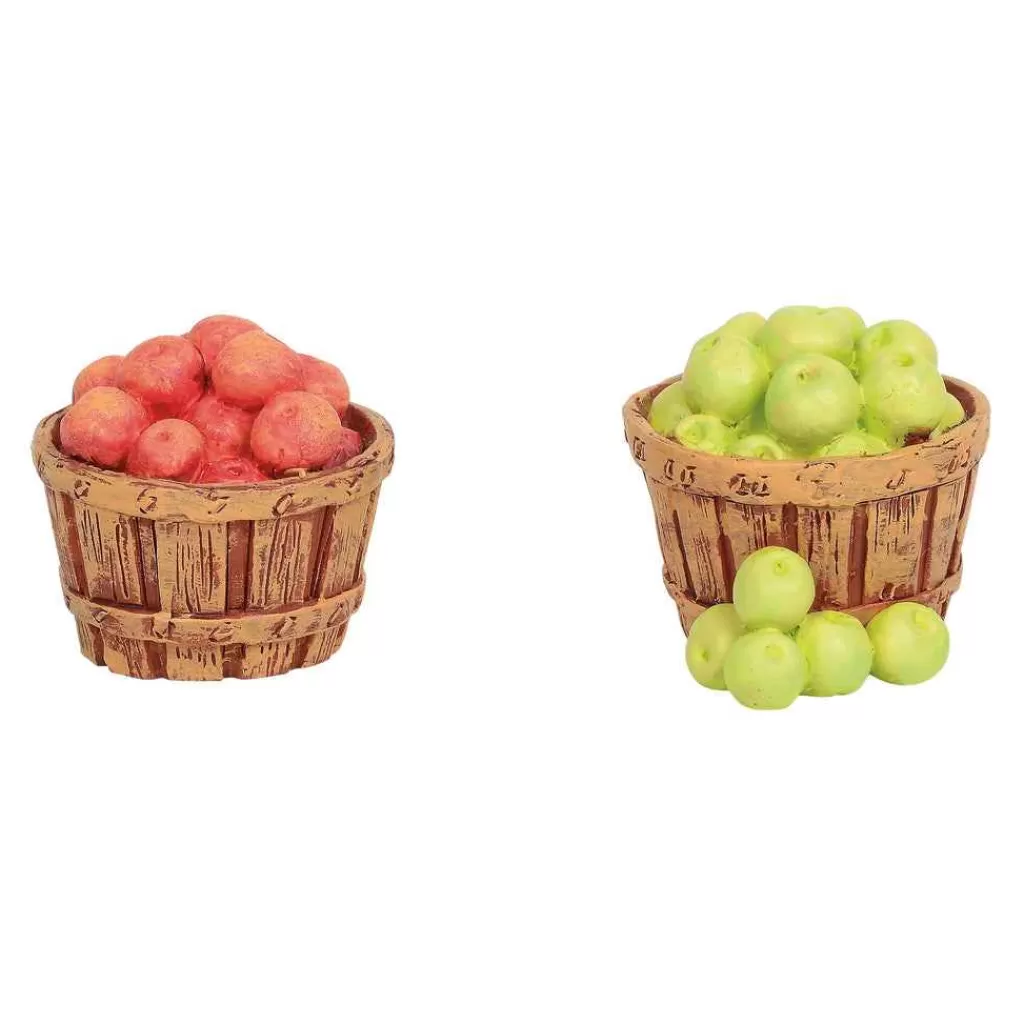 Department 56 Village Accessories-Village Baskets Of Apples