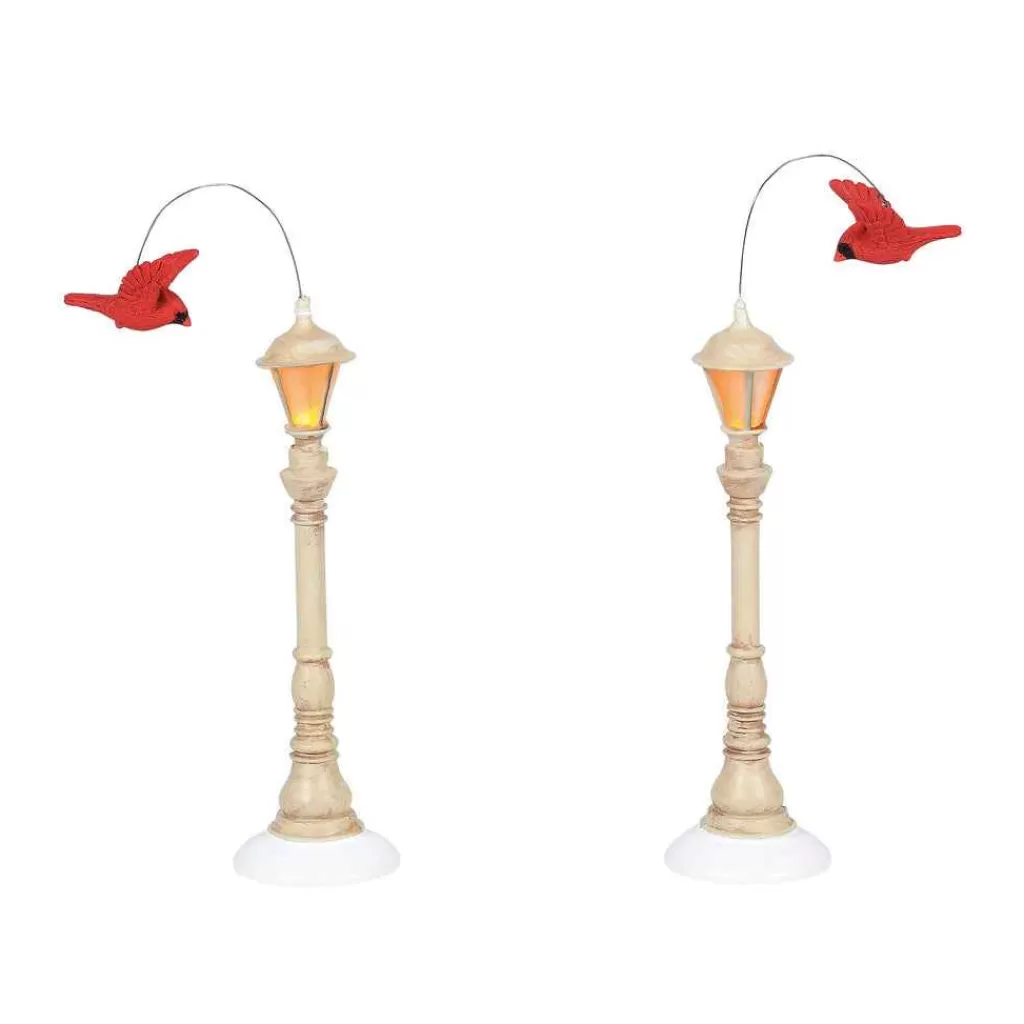 Department 56 Village Accessories-Village Cardinal Street Lights