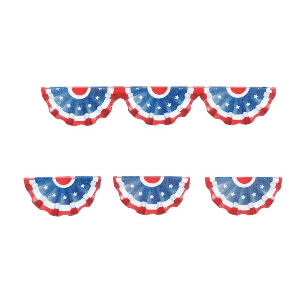 Department 56 Village Accessories-Village Patriotic Bunting