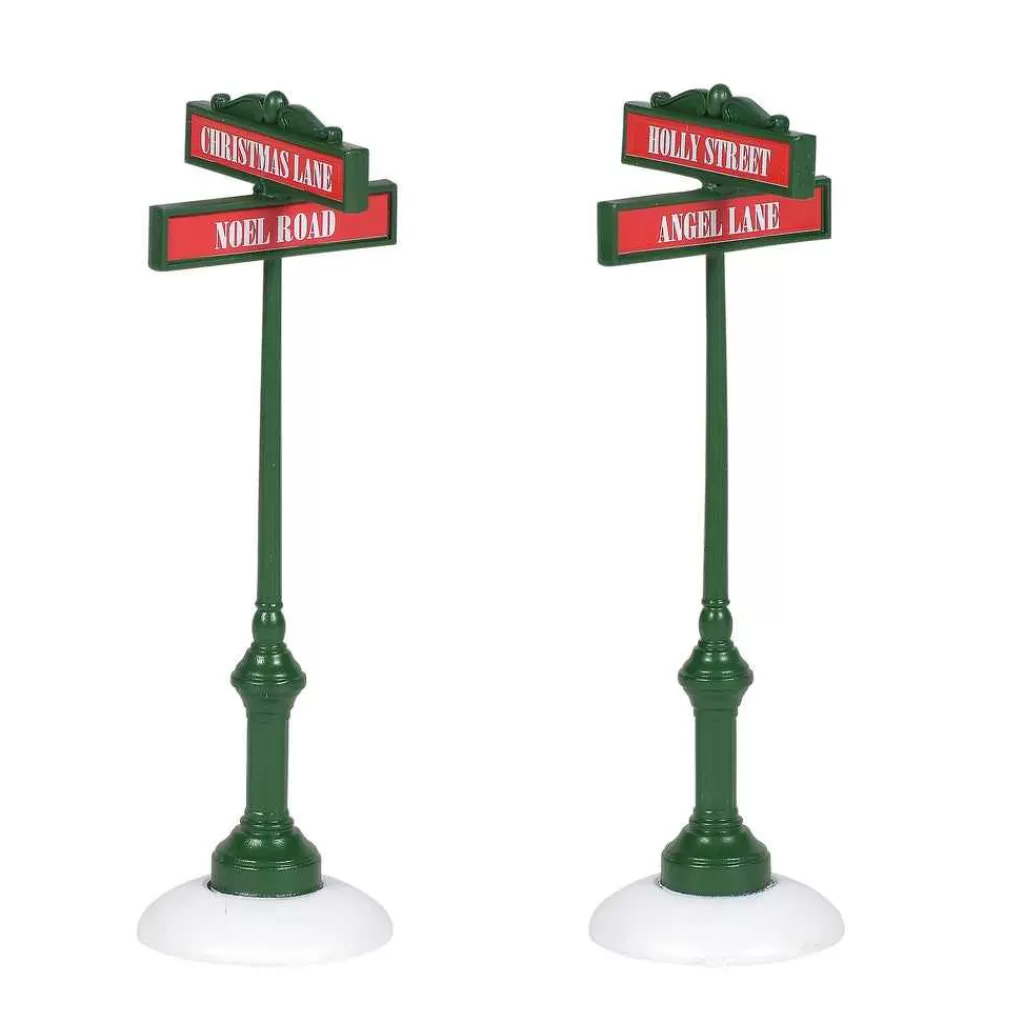 Department 56 Village Accessories-Village Street Signs