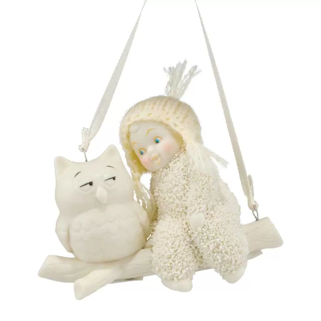 Department 56 Snowbabies Ornaments-Wise Advice Ornament