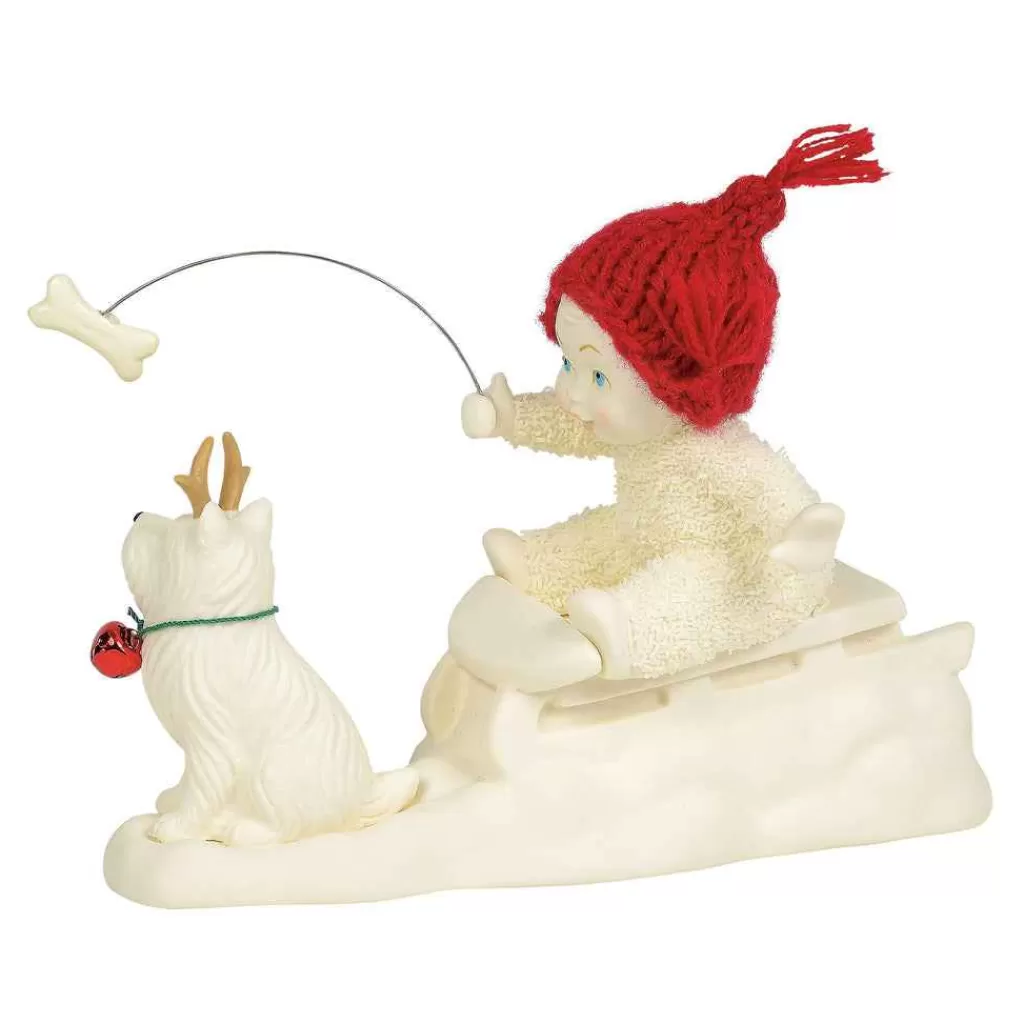 Department 56 Snowbabies Classic Collection-Won'T You Guide My Sled?