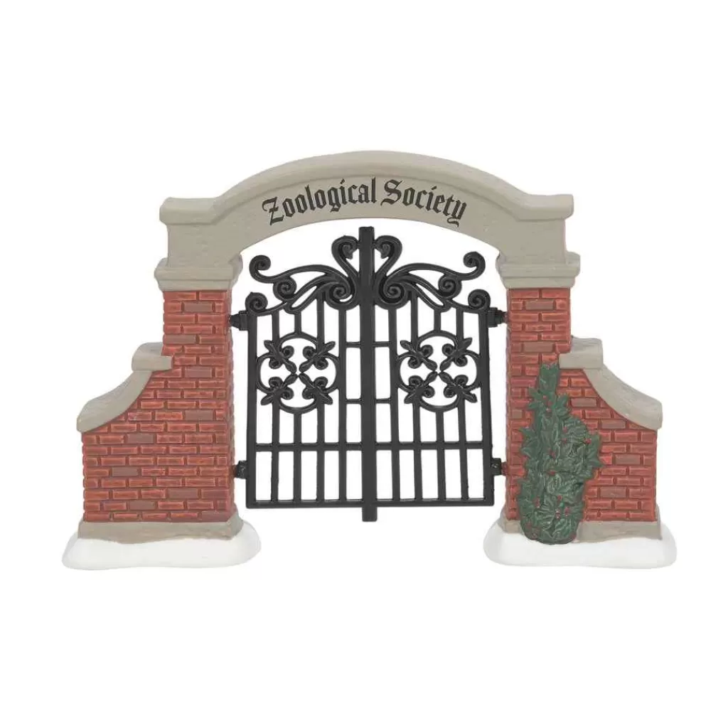 Department 56 Village Accessories-Zoological Gardens Gate